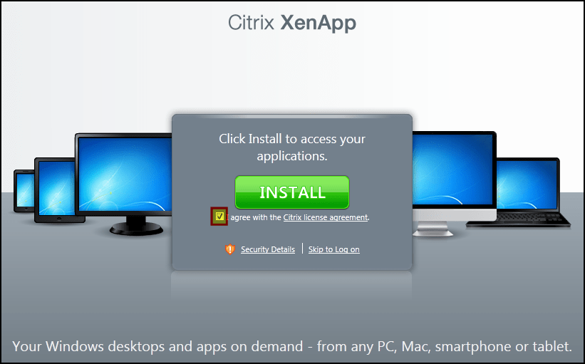Citrix online plug in web